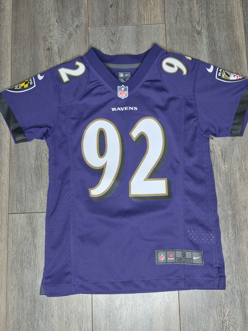 Nike Kids Baltimore Ravens Purple #92 Football Jersey